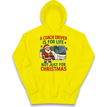 Coach Driver Christmas Kids Hoodie