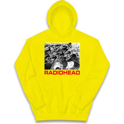 Radiohead We Are Not Screaming kids hoodie