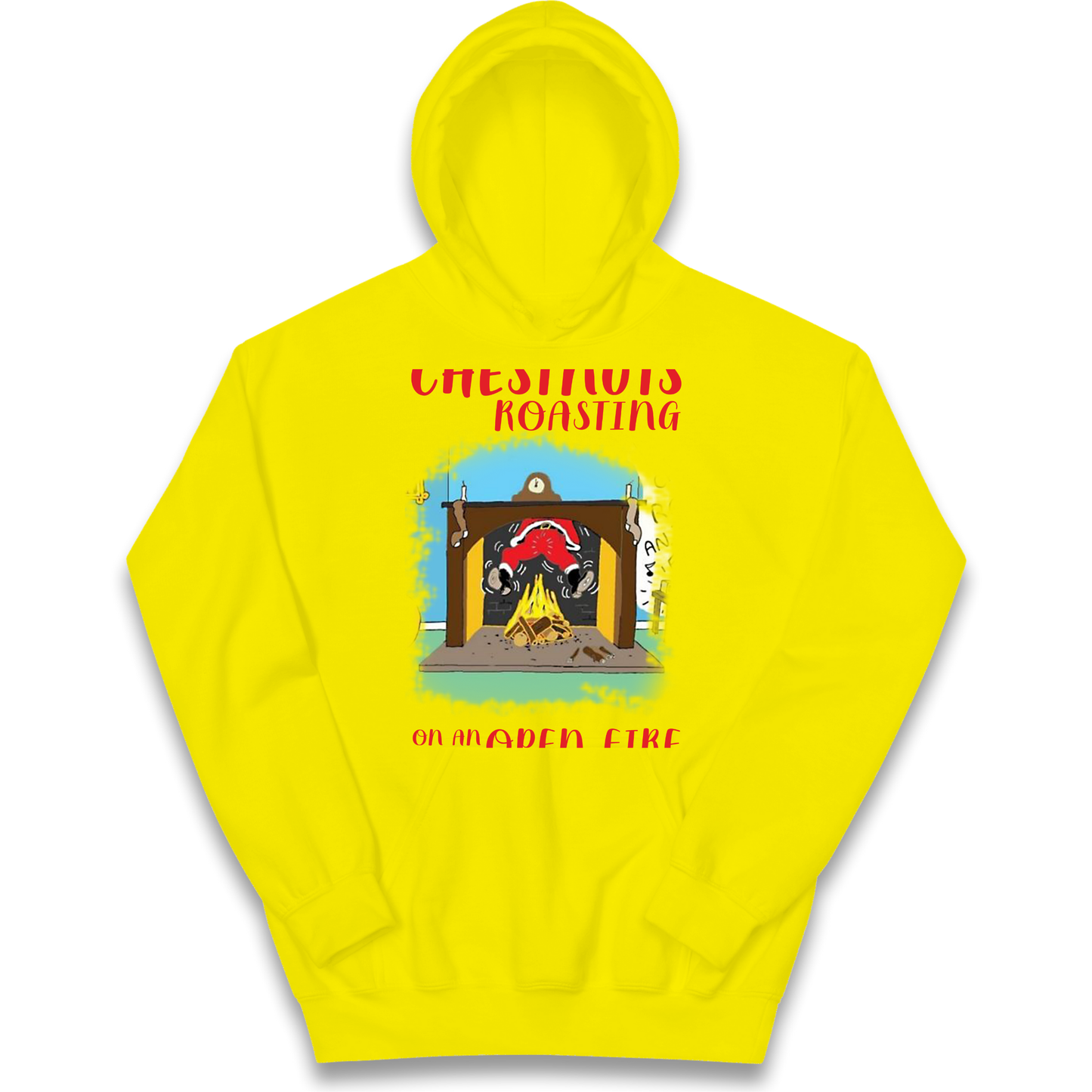 Chestnuts Roasting On An Open Fire Christmas kids hoodie