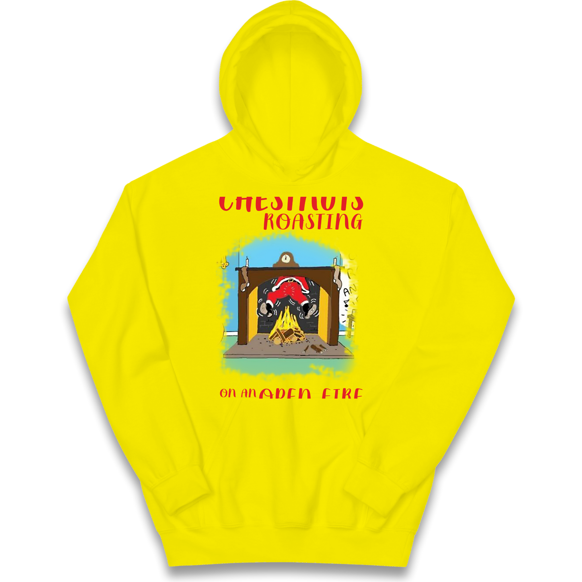Chestnuts Roasting On An Open Fire Christmas kids hoodie