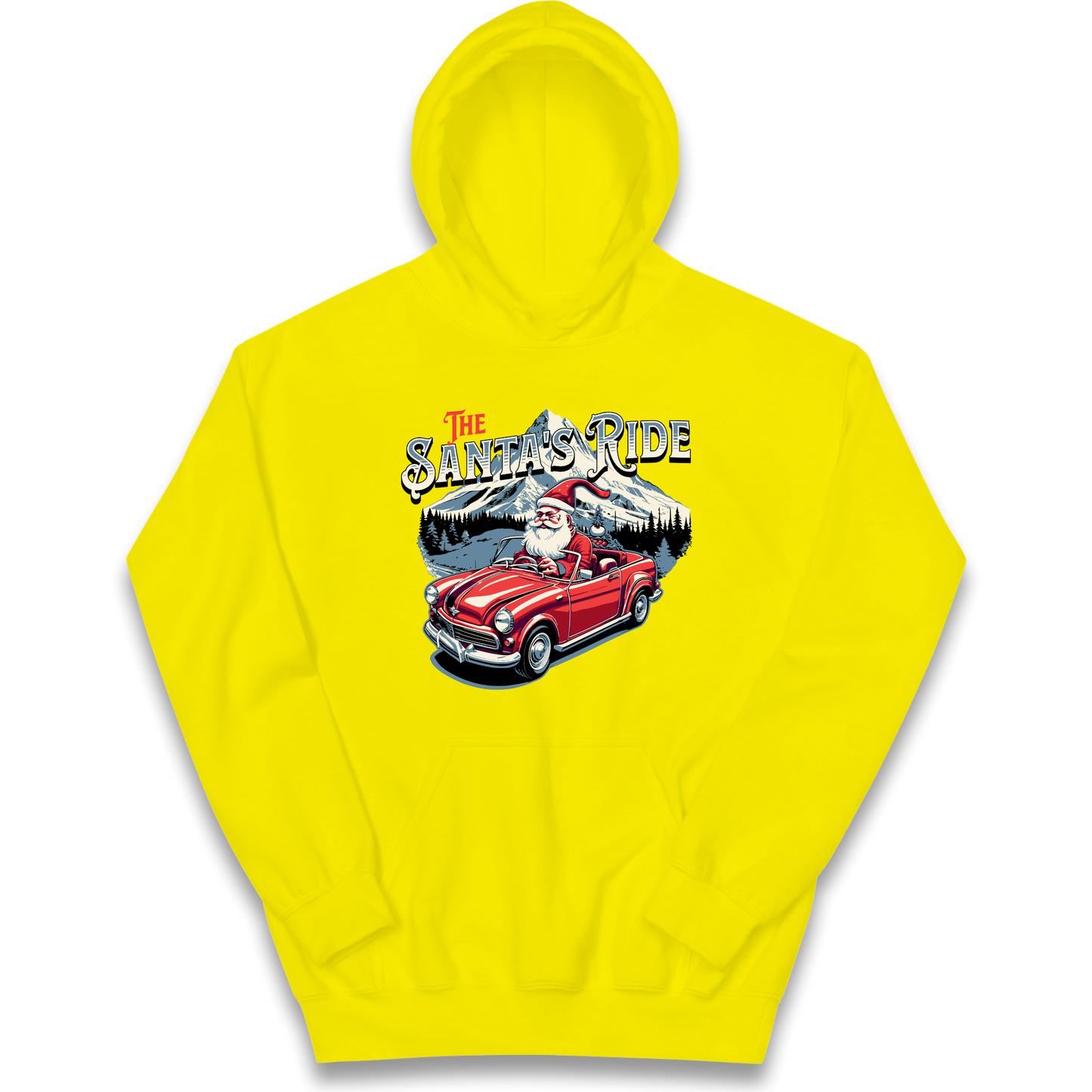 The Santas Ride Christmas kids hoodie
