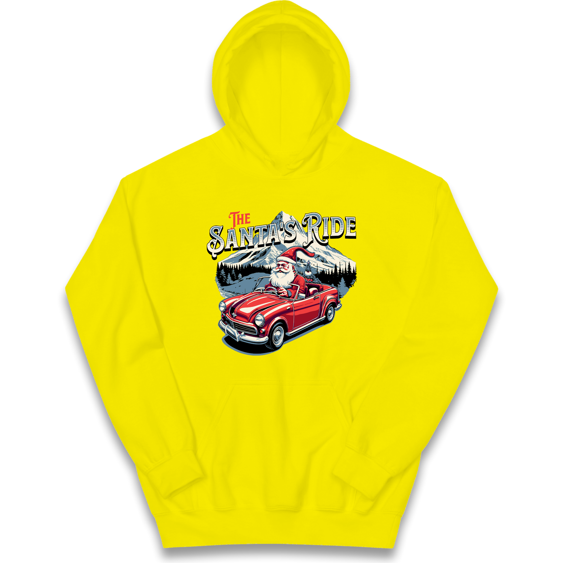 The Santas Ride Christmas kids hoodie
