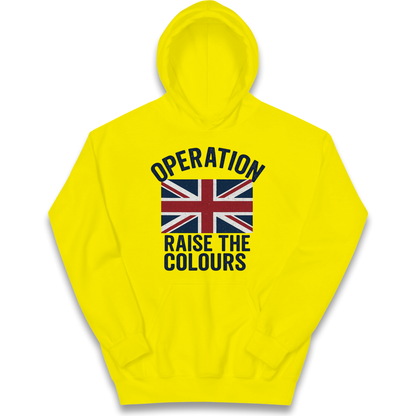 Operation Raise The Colours kids hoodie