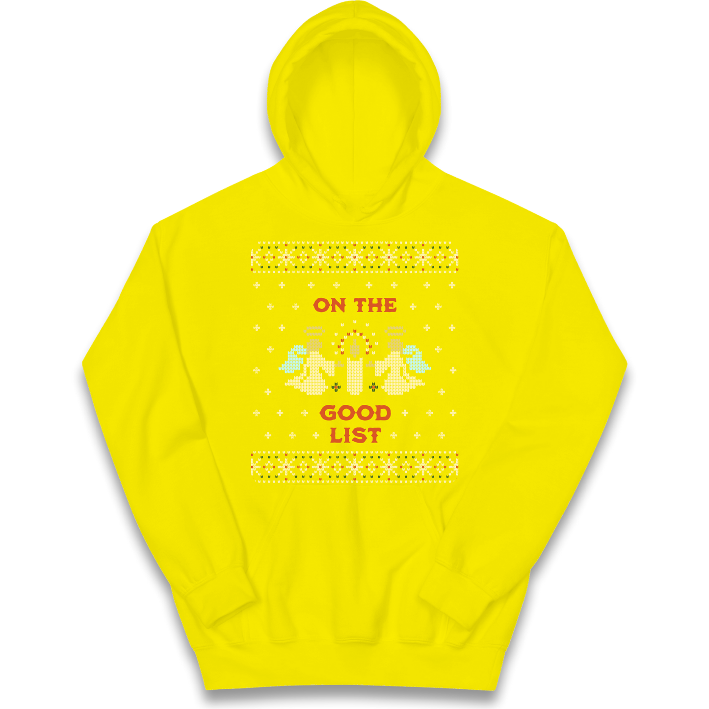 On The Good List Christmas kids hoodie