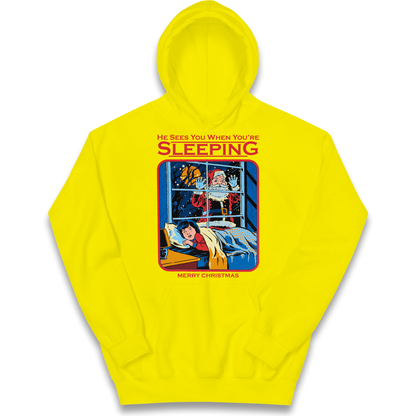 Creepy Santa Claus Christmas kids hoodie