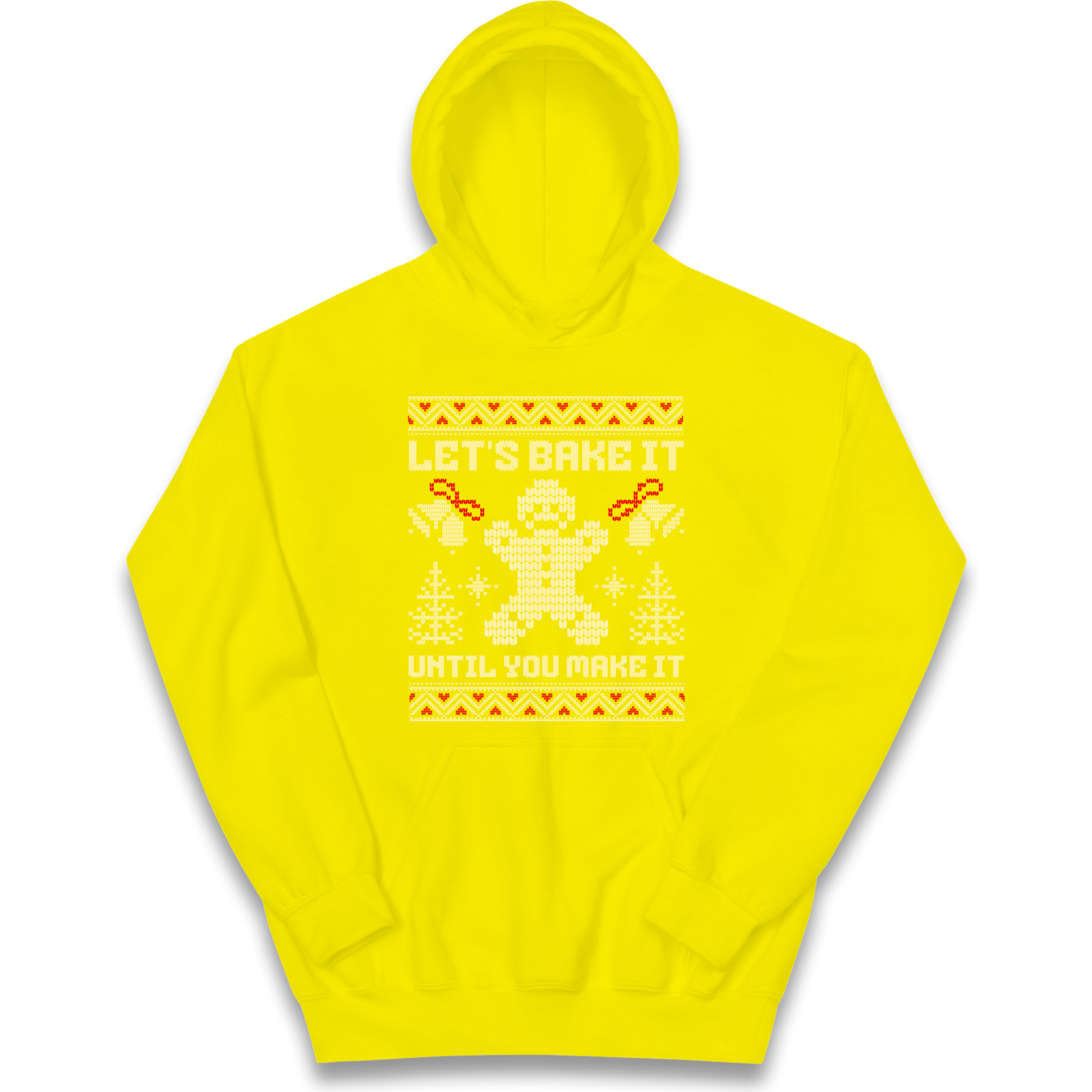 Lets Bake It Until You Make it Christmas kids hoodie