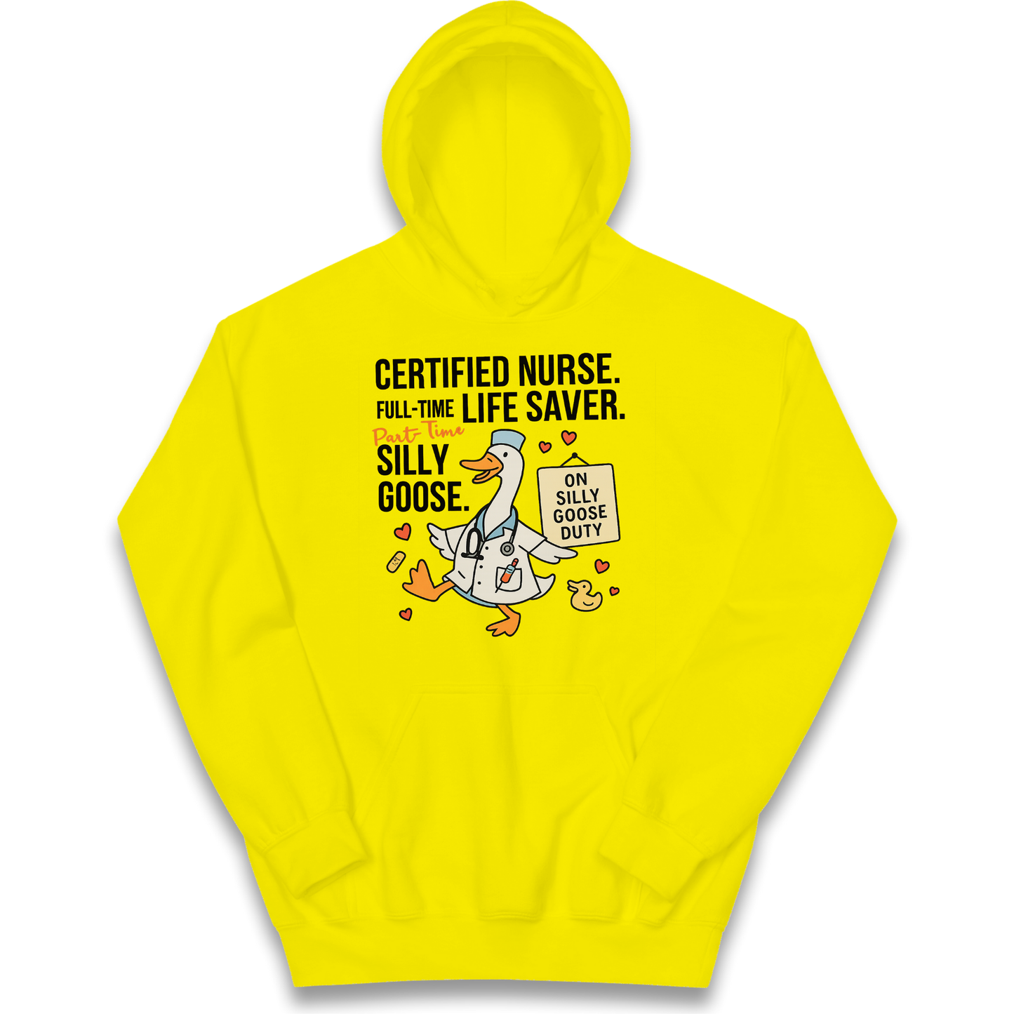 Full Time Nurse Part Time Silly Goose kids hoodie