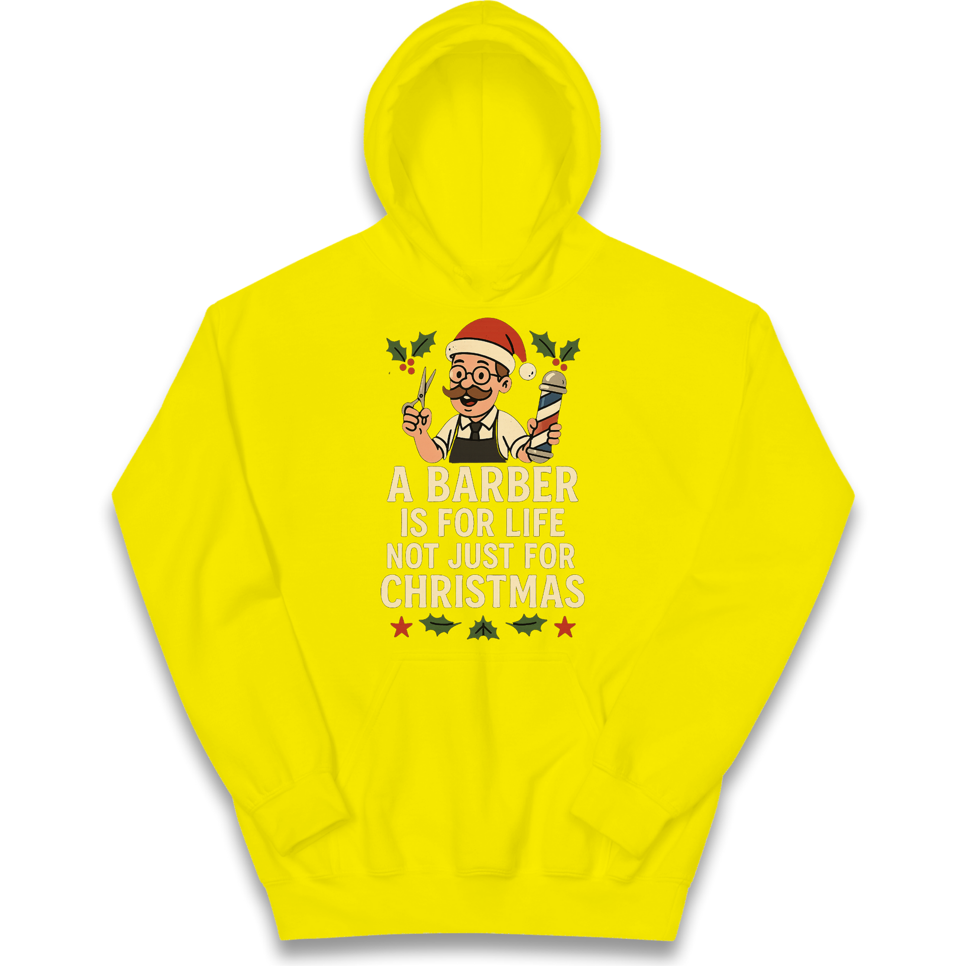 Barber Christmas Kids Hoodie