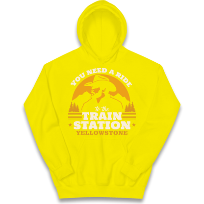 You Need A Ride To The Train Station kids hoodie