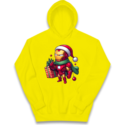 Ironman Santa kids hoodie