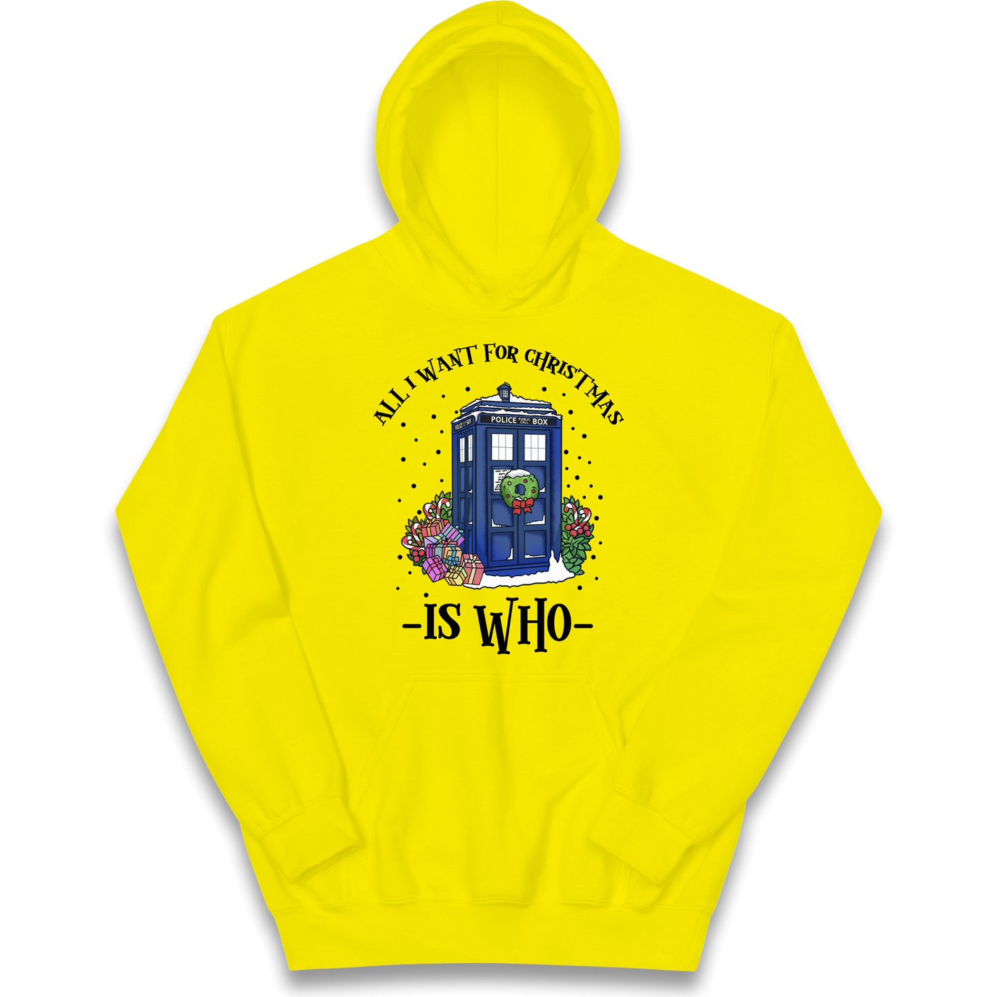 Dr Who Christmas kids hoodie