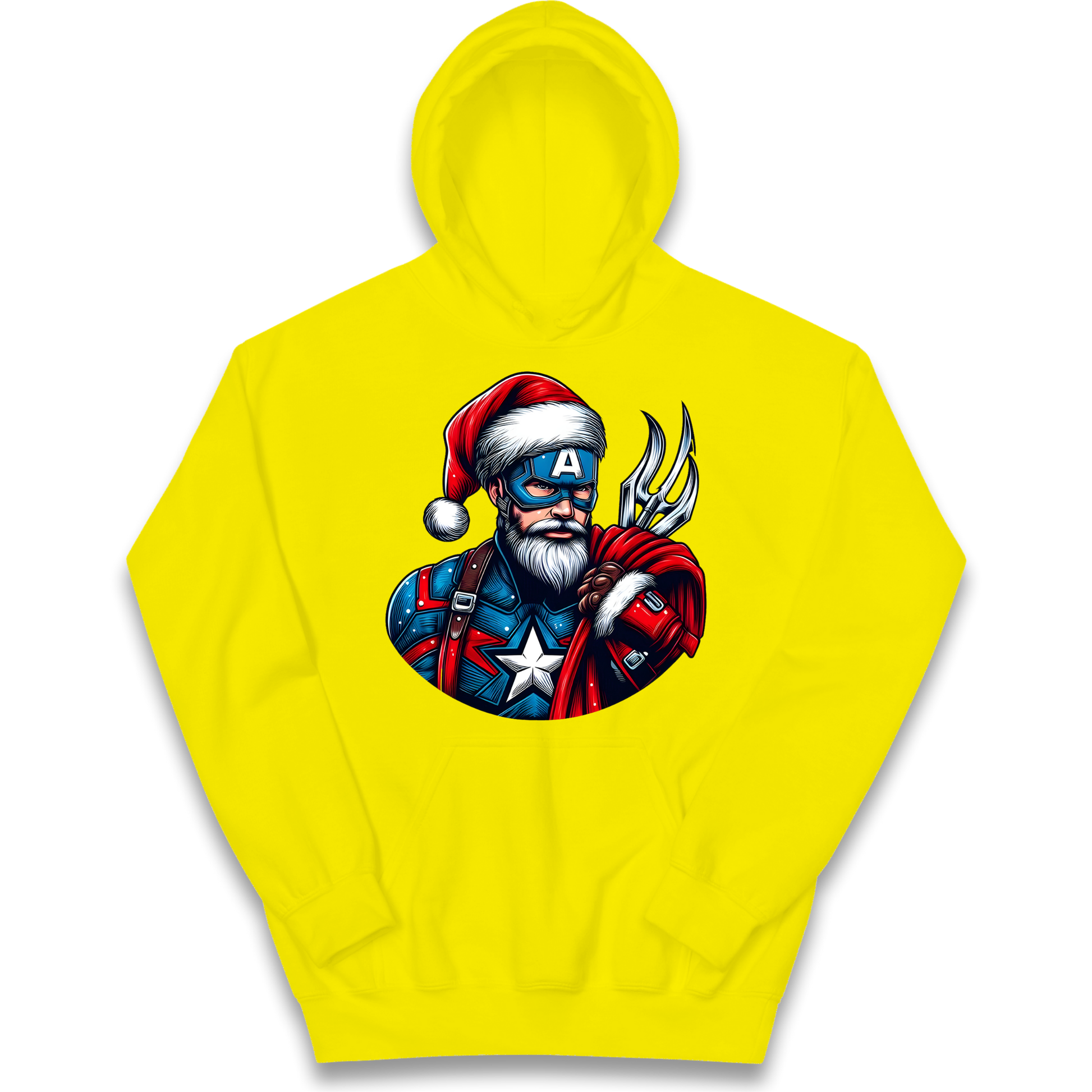Captain America Santa kids hoodie