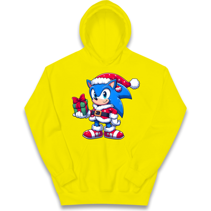Sonic The Hedgehog Santa kids hoodie
