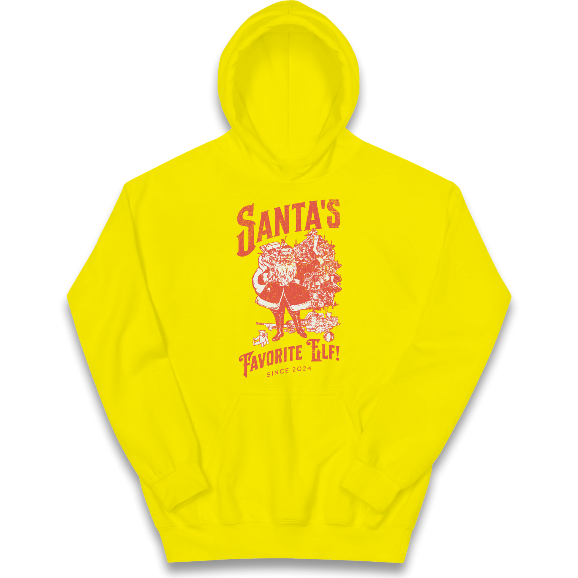 Santas Favourite Elf Christmas kids hoodie