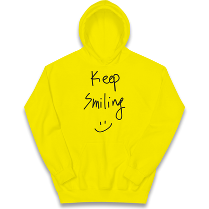 Keep Smiling kids hoodie