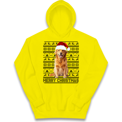 Merry Christmas Dog kids hoodie