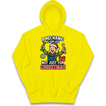 Mechanic Christmas Kids Hoodie