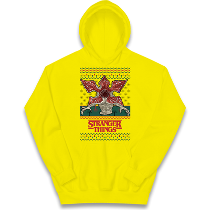 Demogorgon Christmas Kids Hoodie
