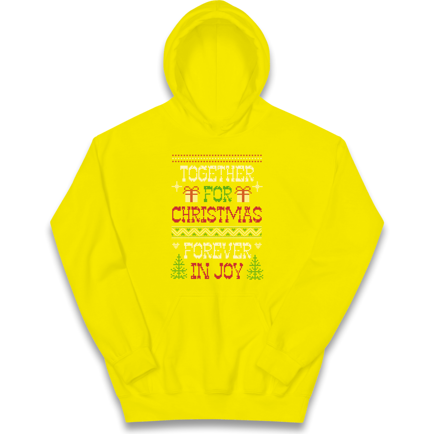 Together for Christmas Forever in Joy Christmas kids hoodie