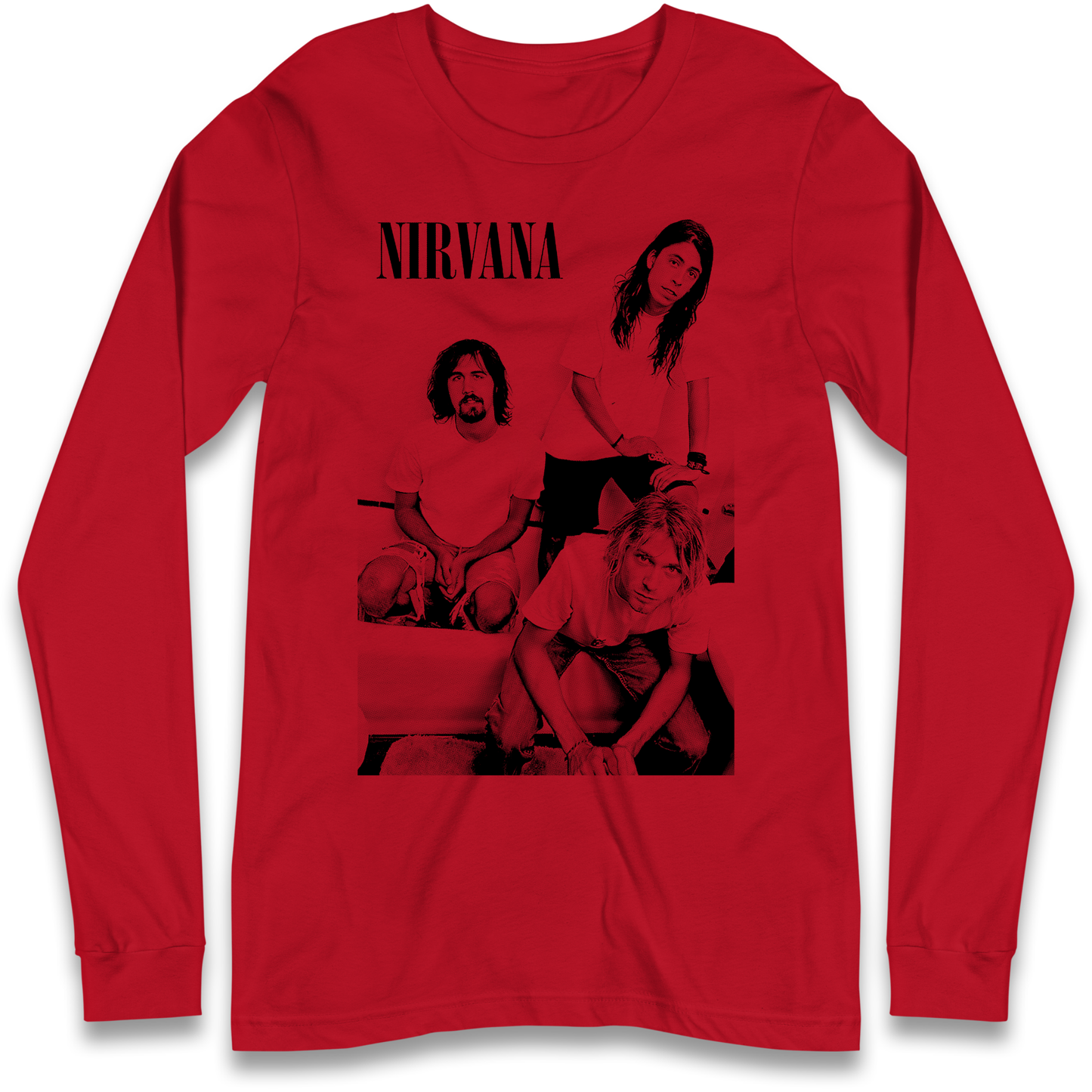 Nirvana Band Longsleeve T Shirt