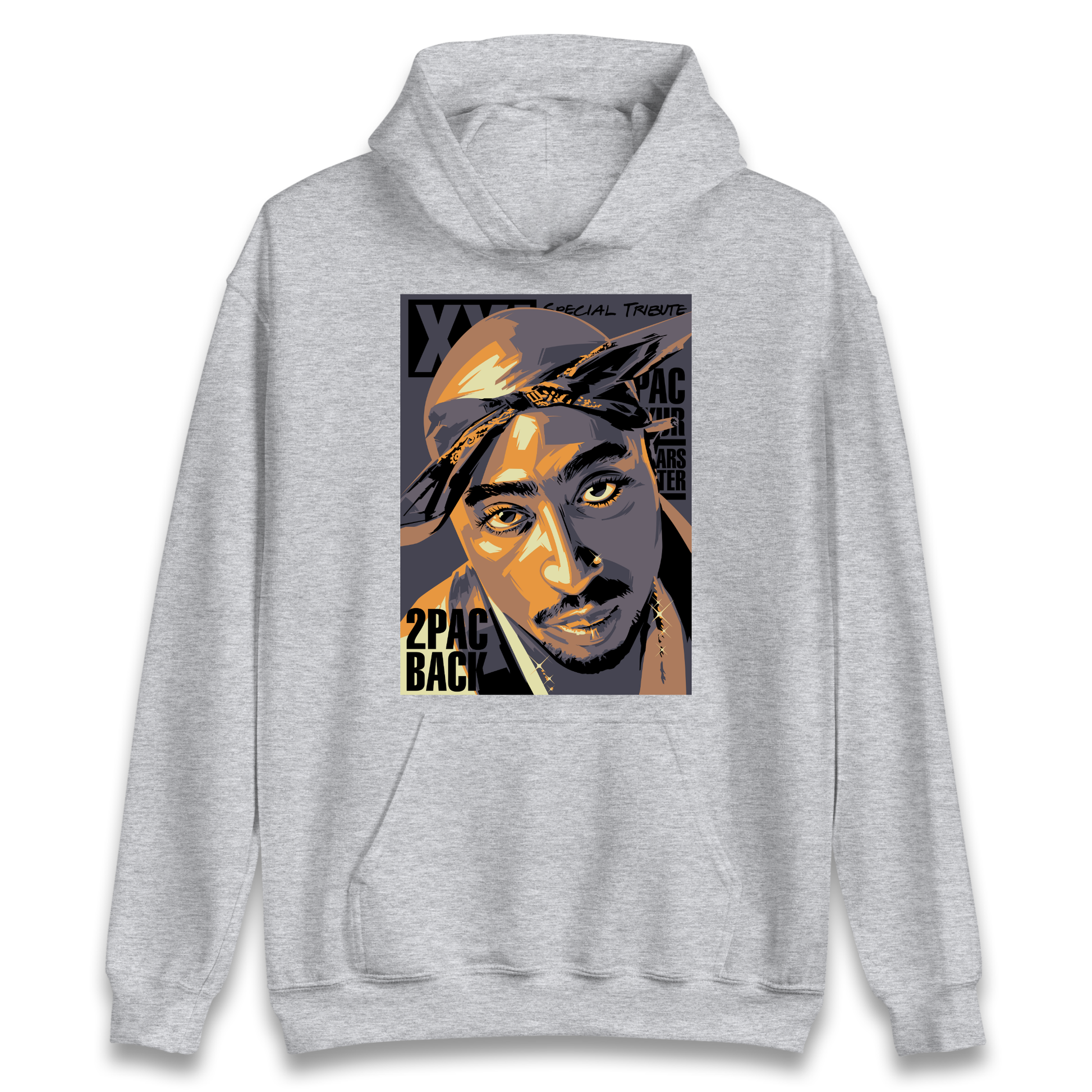 2 Pac Back Hoodie