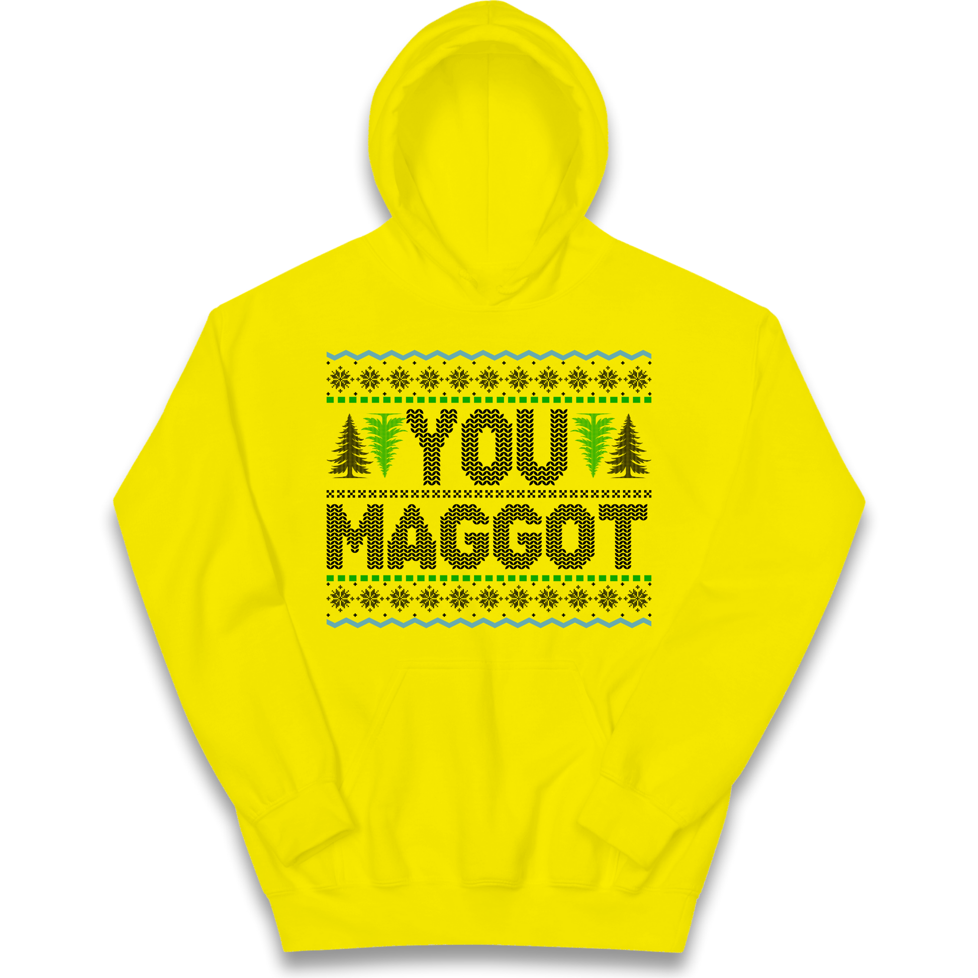 Christmas jumper kids hoodie