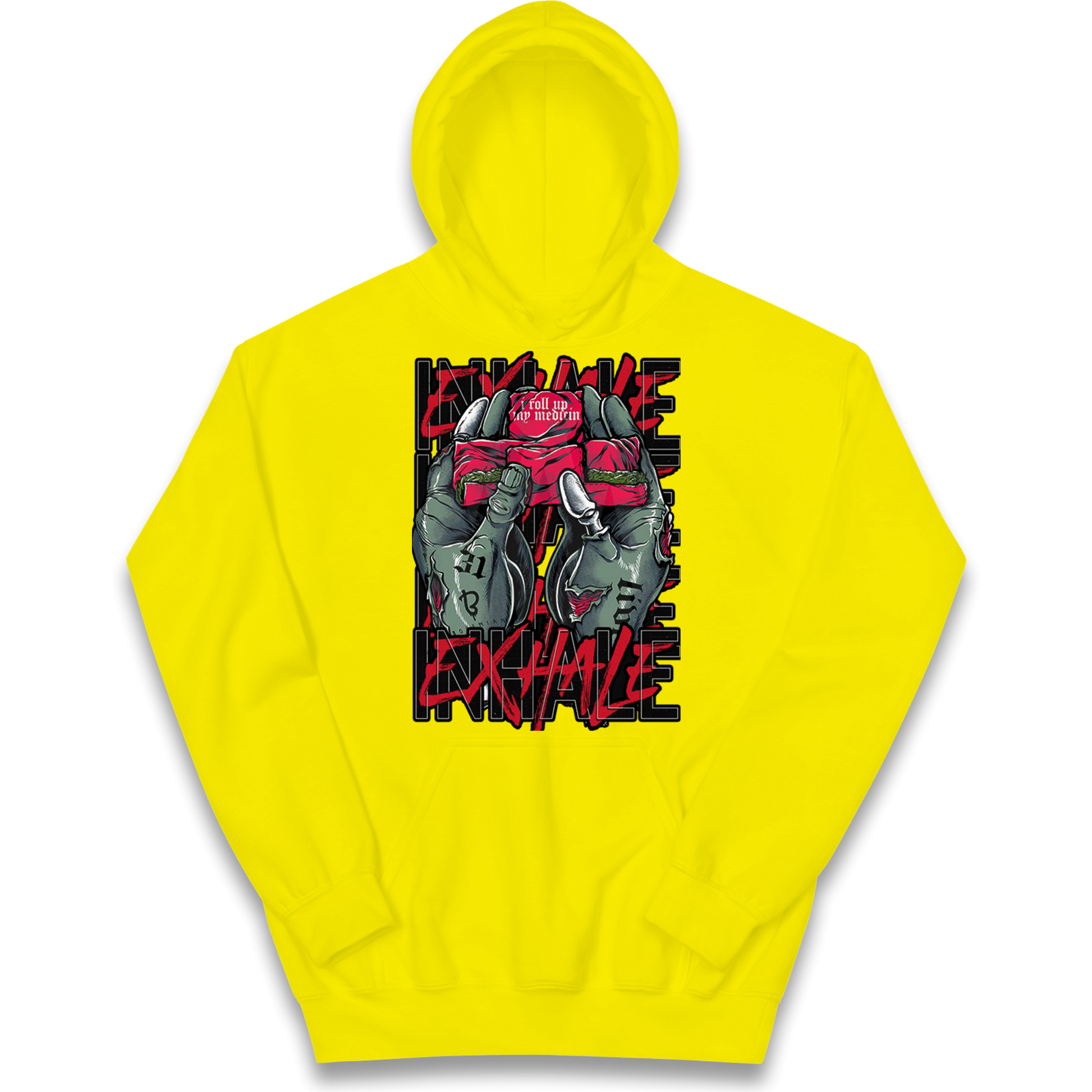 Inhale Exhale kids hoodie