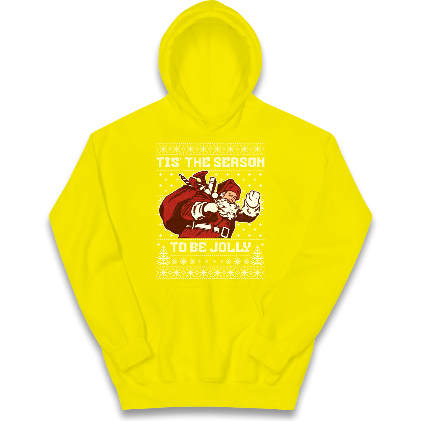 Tis The Season To Be Jolly Christmas kids hoodie