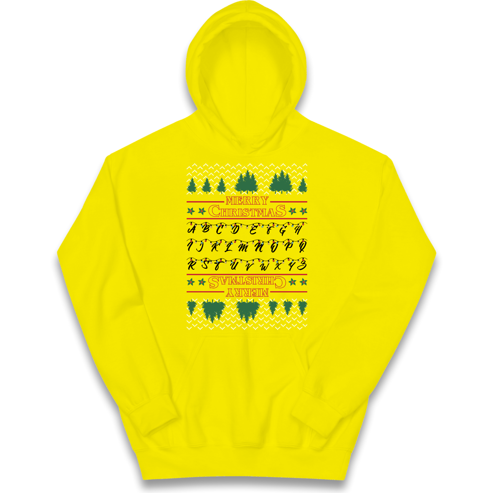 stranger things christmas jumper Kids Hoodie