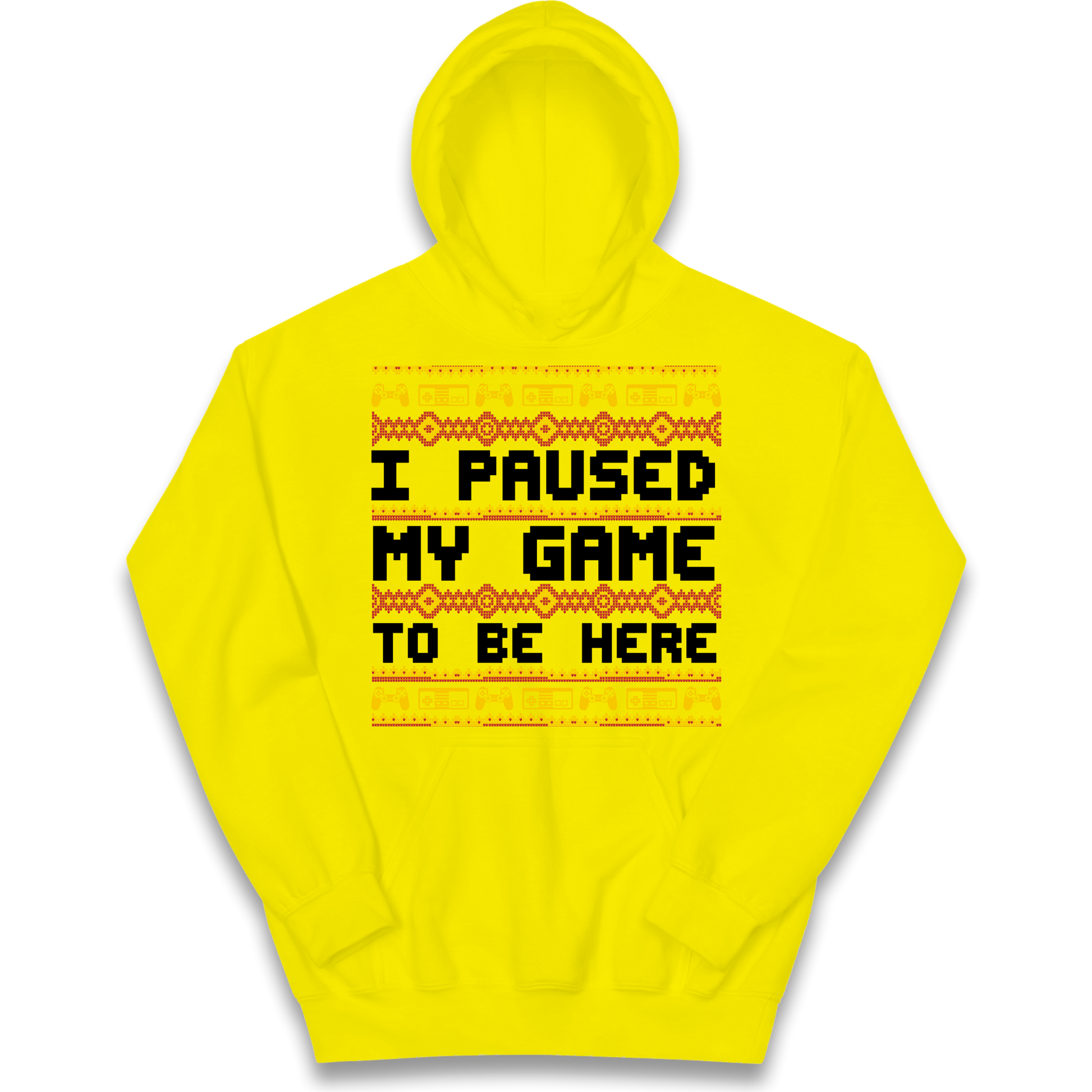 Paused My Game Kids Hoodie