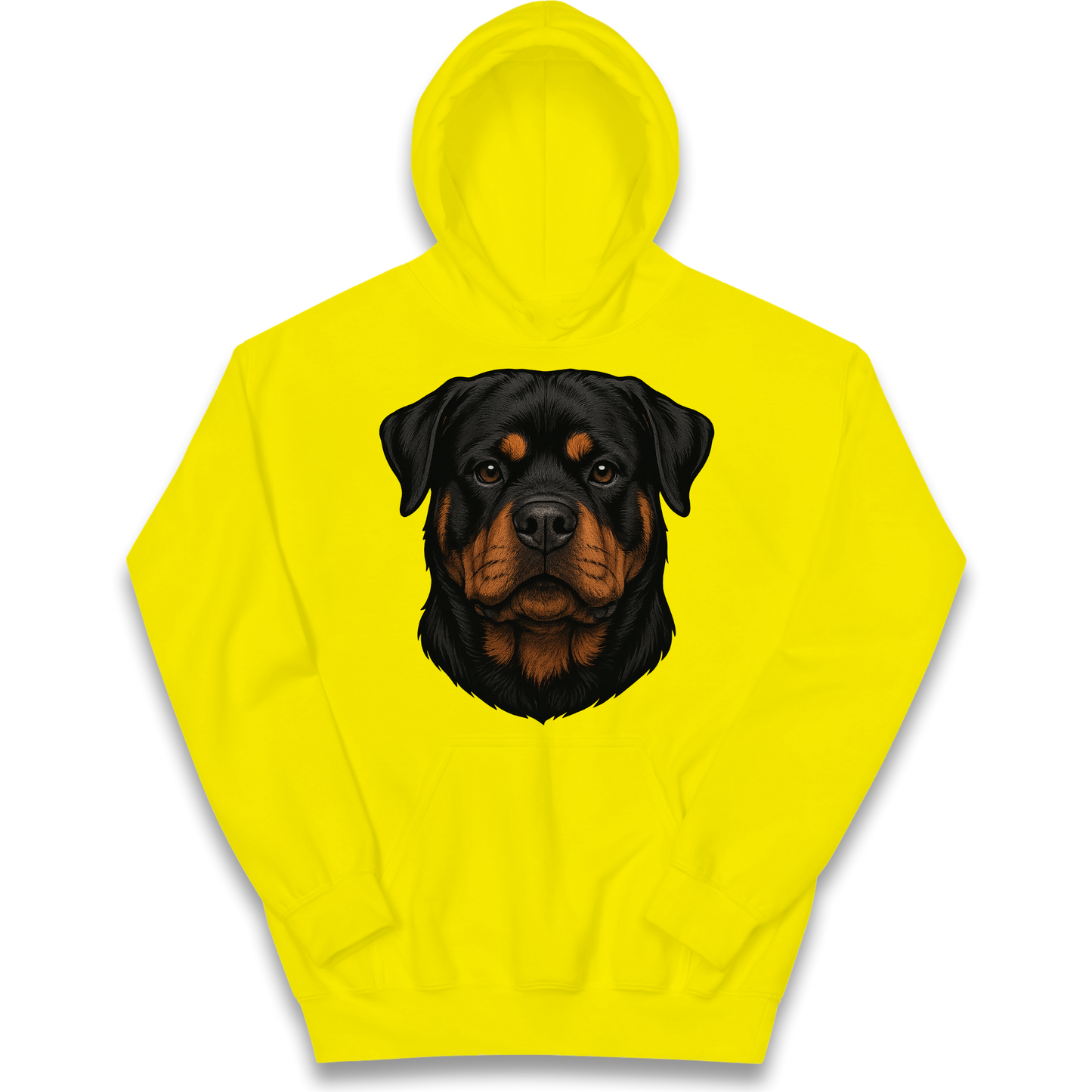 Rottweiler Face kids hoodie