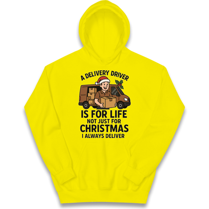 Delivery Driver Christmas Kids Hoodie