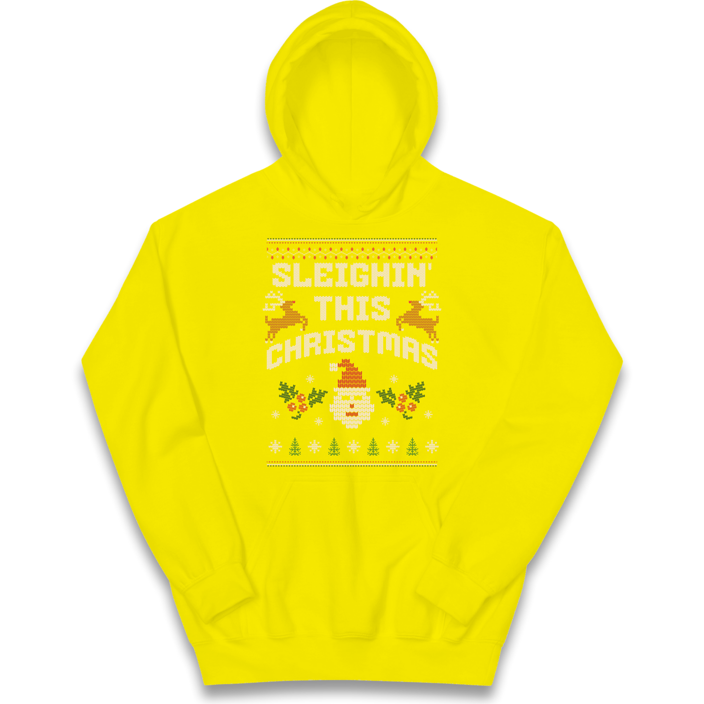 Sleighin This Christmas Christmas kids hoodie