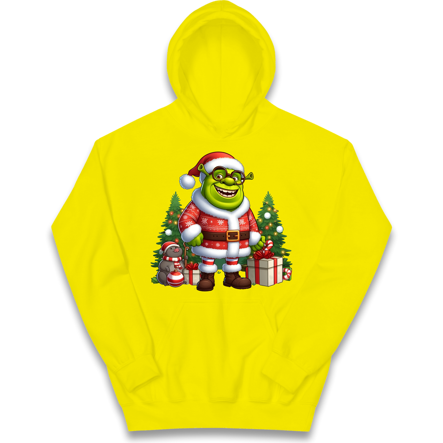 Shrek Santa Claus Presents kids hoodie