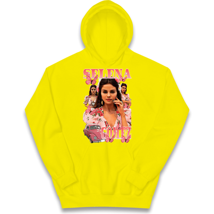 Selena Gomez Pink kids hoodie