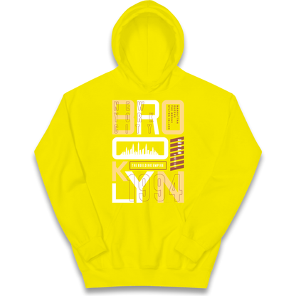 Brooklyn New York Urban District kids hoodie