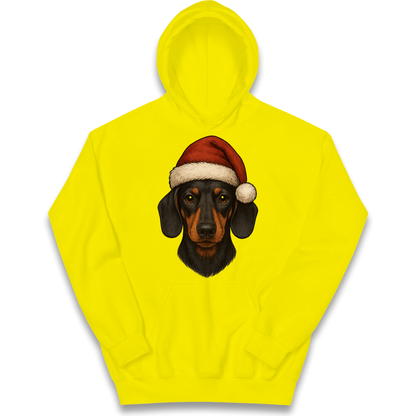 Sausage Dog Christmas Kids Hoodie