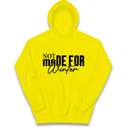 Not Made For Winter Christmas kids hoodie