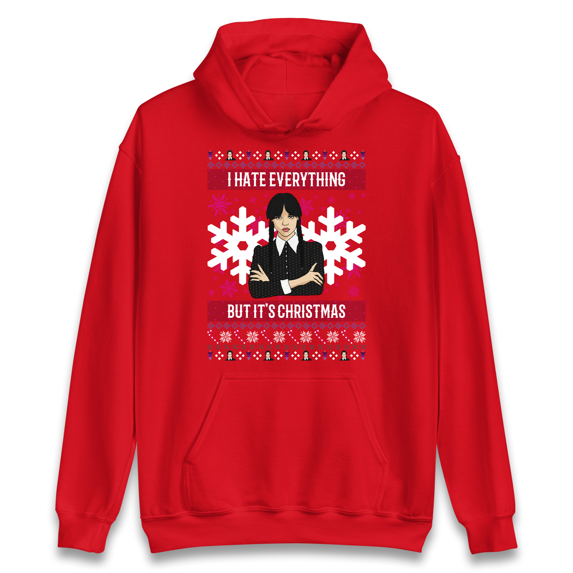 Wednesday addams Christmas Hoodie
