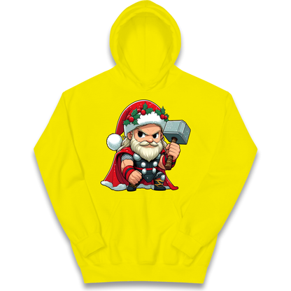 Thor Santa kids hoodie