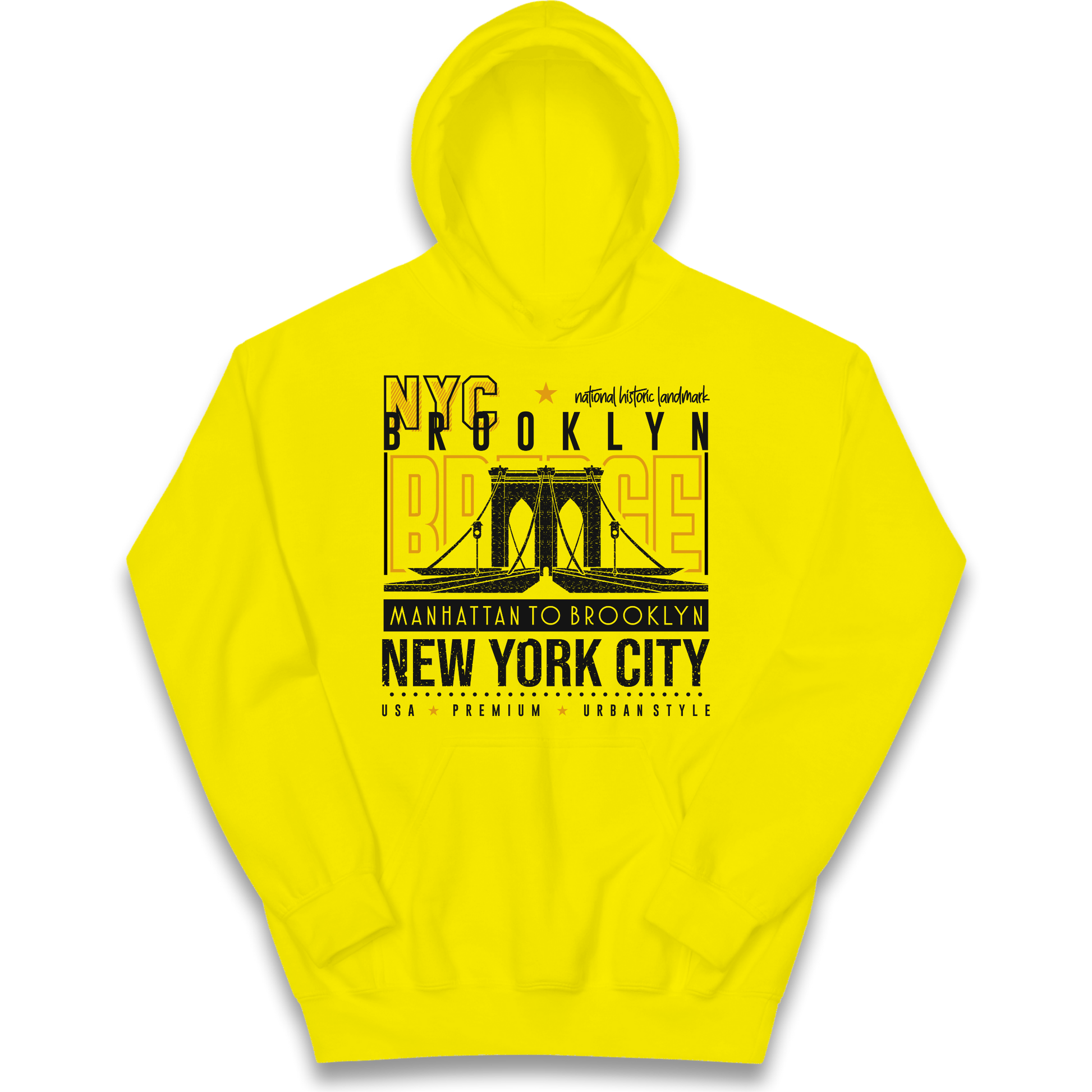 NYC Brooklyn Bridge kids hoodie