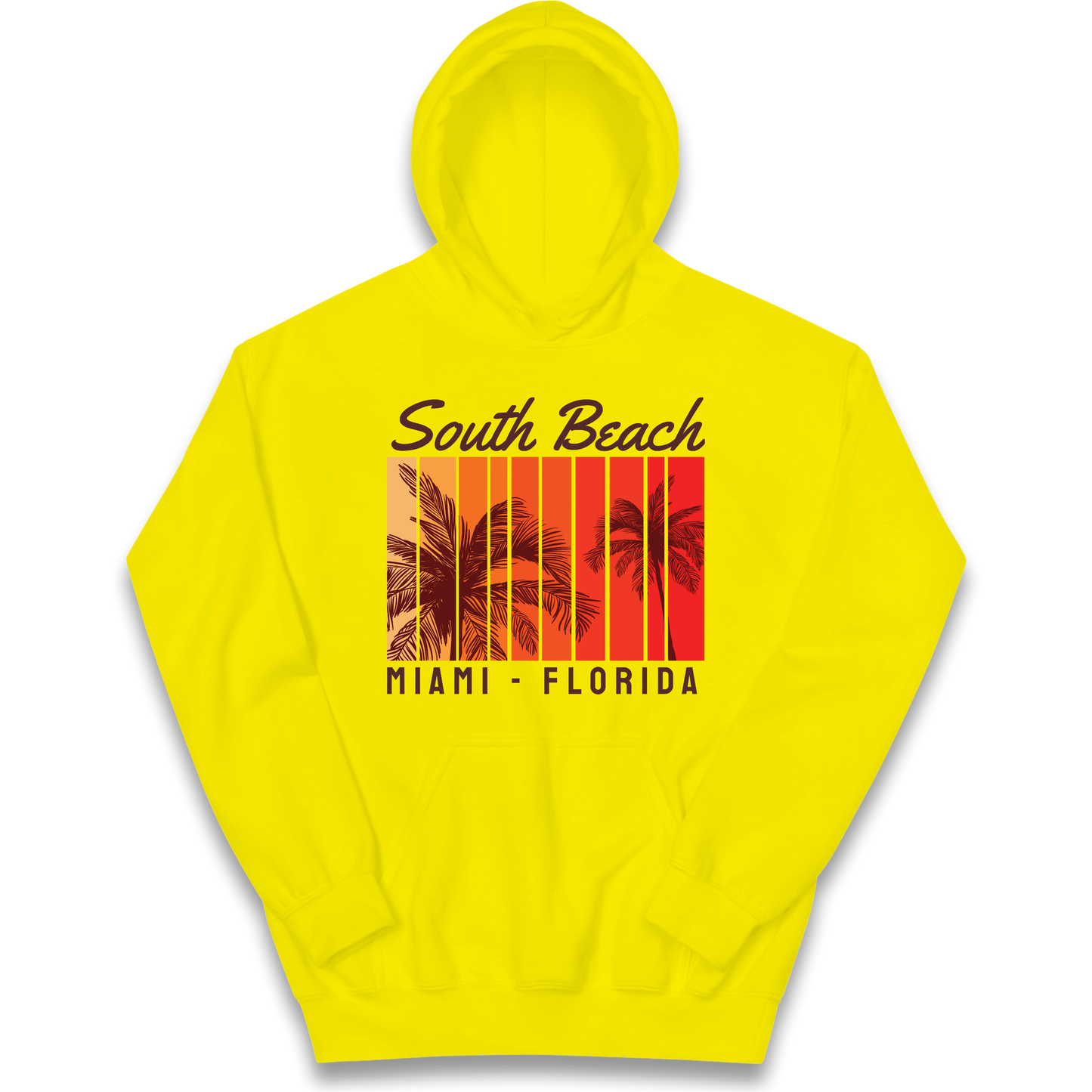 South Beach Miami Florida kids hoodie