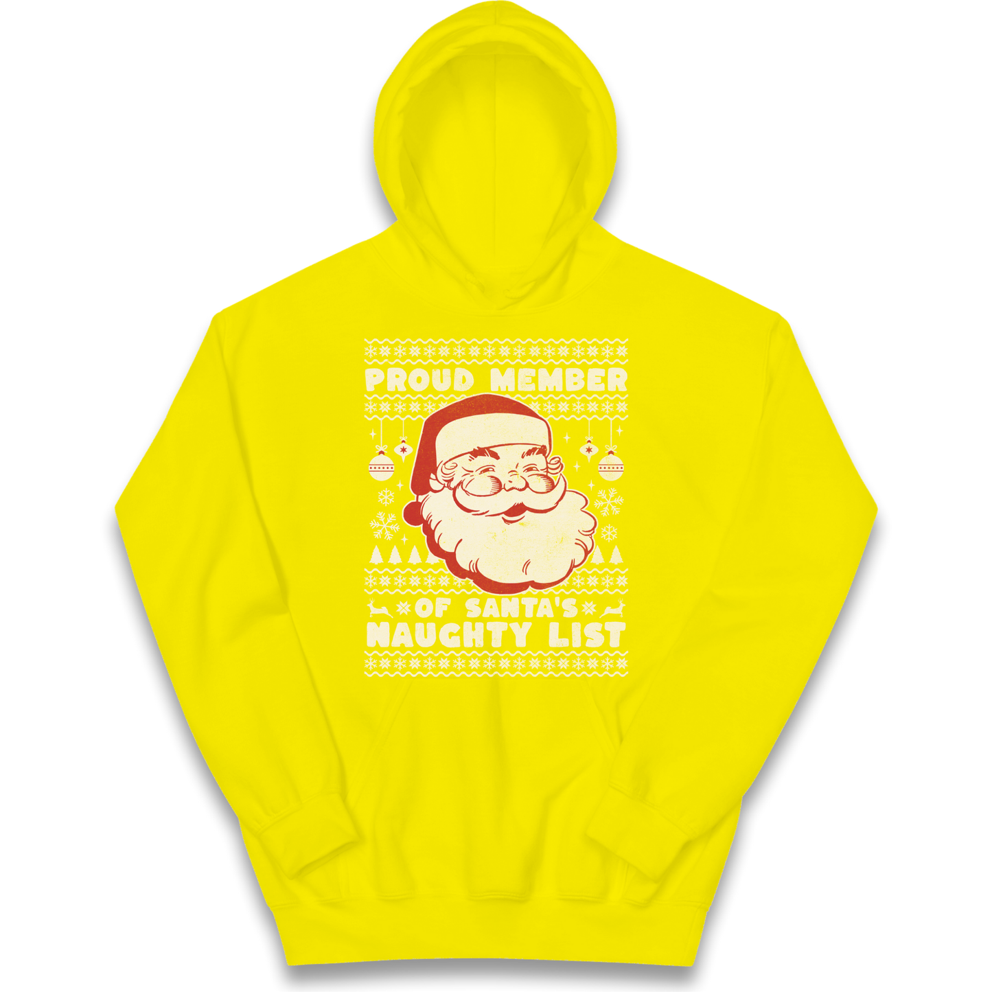Proud Member Of Santas Naughty List Christmas kids hoodie