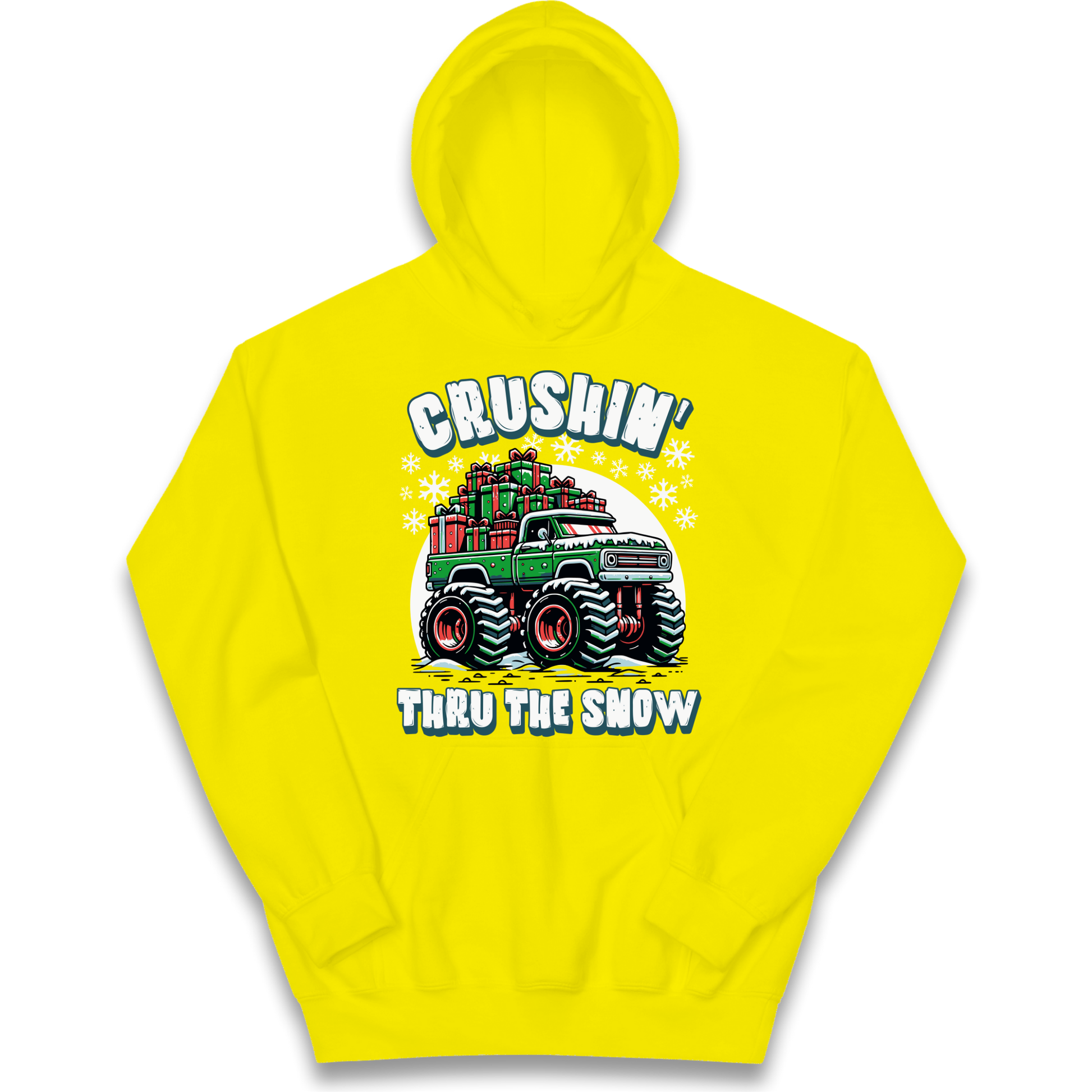 Crushin Thru The Snow kids hoodie