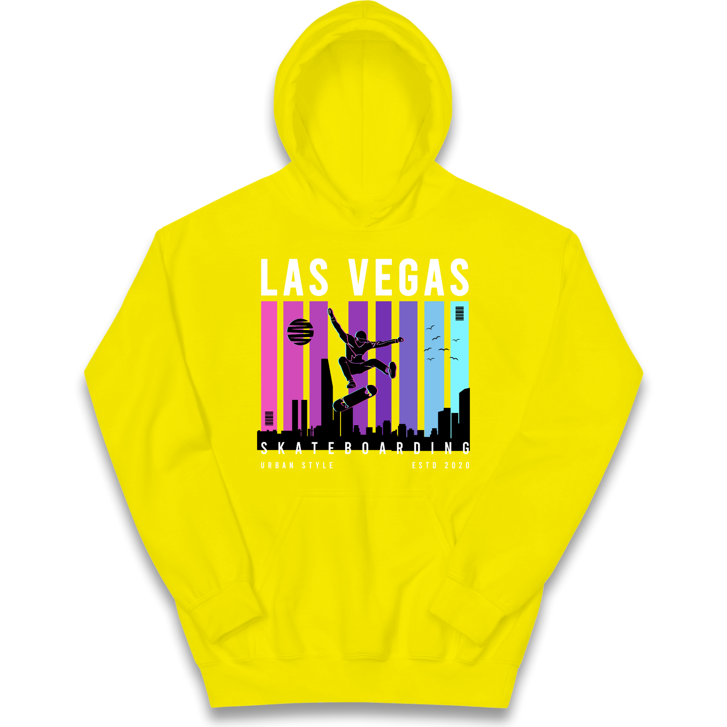 Las Vegas Skateboarding kids hoodie