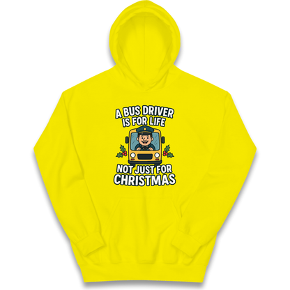 Bus Driver Christmas Kids Hoodie