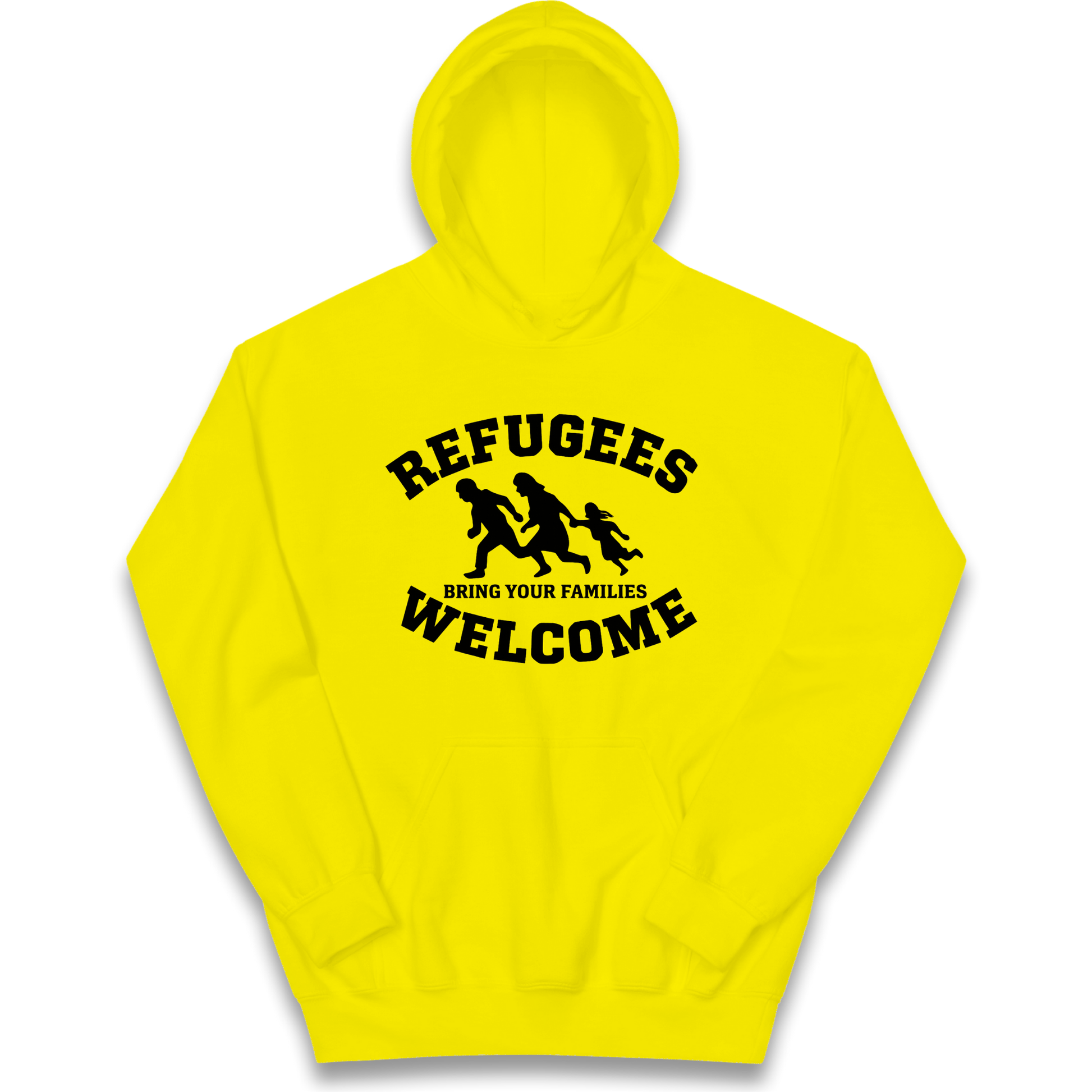 Welcome Refugees kids hoodie