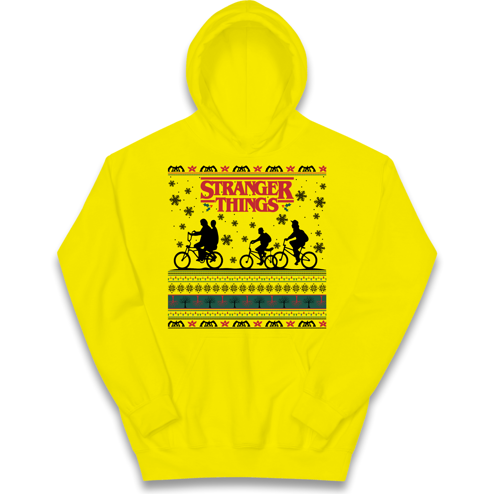 Stranger Things Christmas kids hoodie