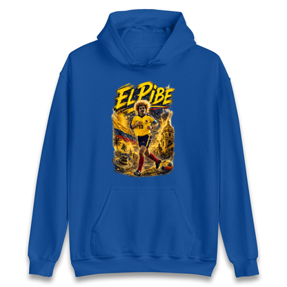 Carlos Valderrama Colombia Football Hoodie