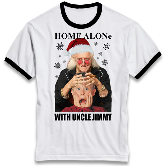 Home Alone Uncle Jimmy Ringer T Shirt